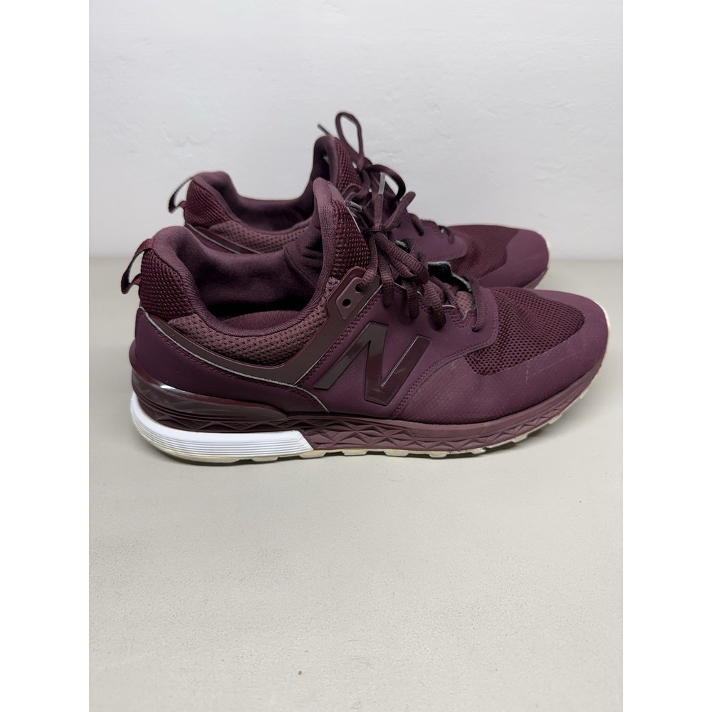 New Balance Mens 574 Sport Burgundy MS574SBG Size 12